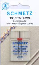 SCHMETZ Aiguille double 4 mm